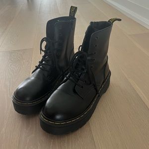 Selling Dr.Marten Jadon Smooth Leather Boots - Size 8 Women $150